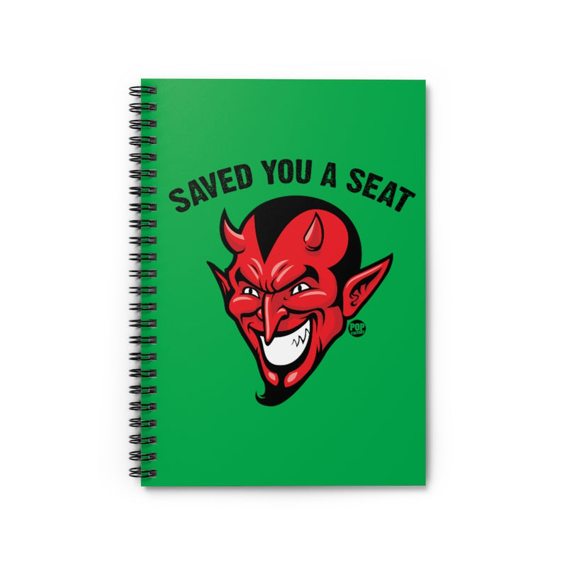 Load image into Gallery viewer, Saved You A Seat Devil Notebook
