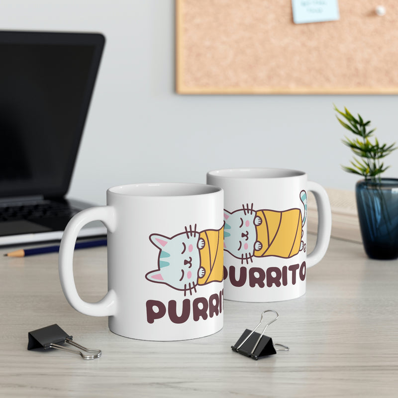 Load image into Gallery viewer, Purrito Cat Coffee Mug
