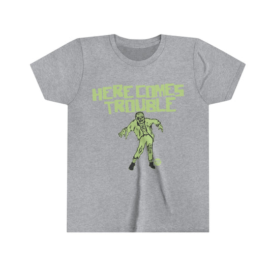 Here Comes Trouble Zombie Youth Short Sleeve Tee