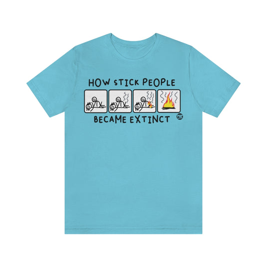 Stick People Extinct Unisex Tee