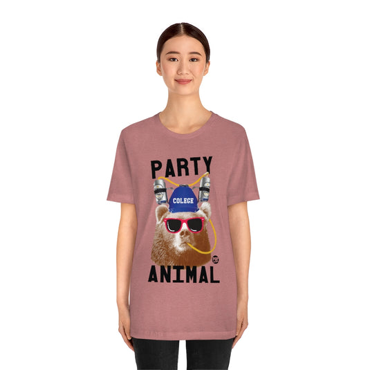 Party Animal Bear Unisex Tee