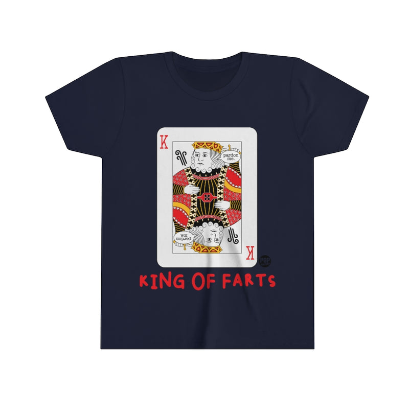 Load image into Gallery viewer, King Of Farts Youth Short Sleeve Tee
