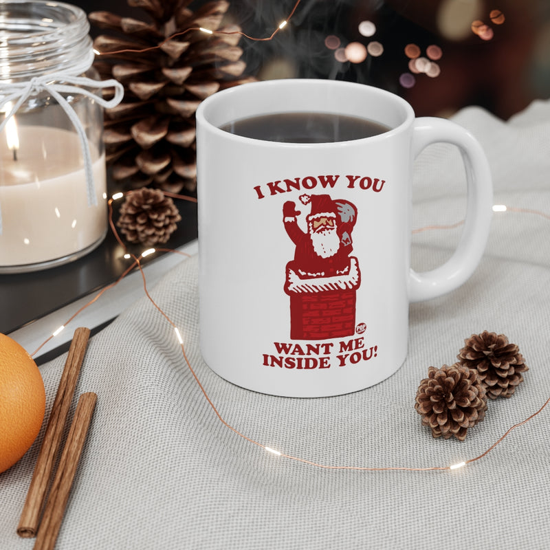 Load image into Gallery viewer, Santa Inside You Chimney Mug
