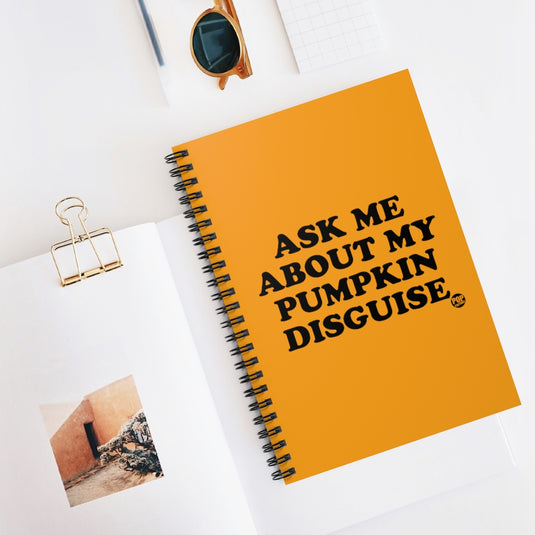 Pumpkin Disguise Notebook