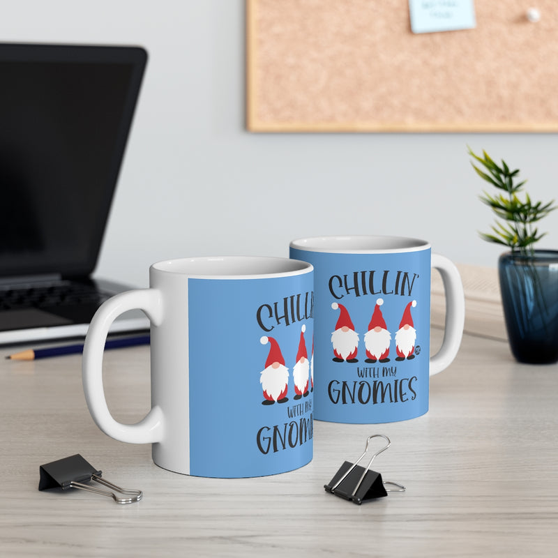 Load image into Gallery viewer, Chillin With My Gnomies Xmas Mug
