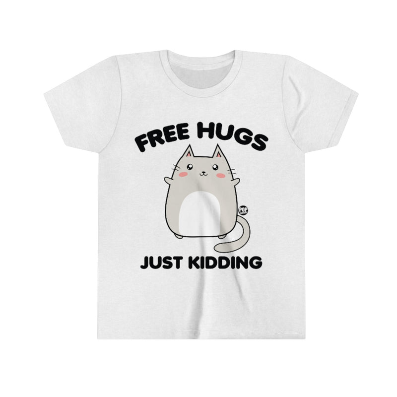 Load image into Gallery viewer, Free Hugs Cat Youth Short Sleeve Tee
