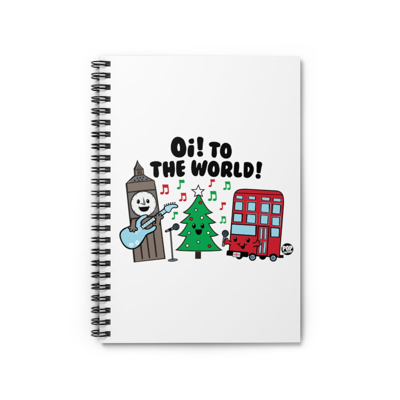 Load image into Gallery viewer, Uk - Oi To The World Xmas Notebook
