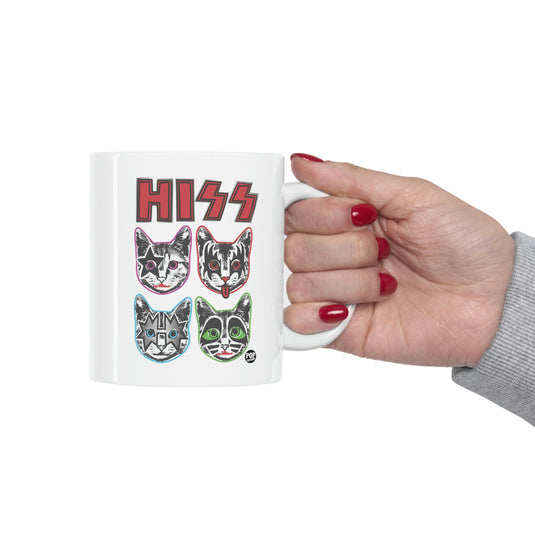 Hiss Kiss Cats Mug