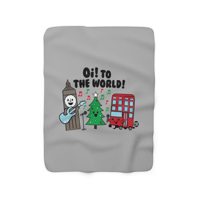 Uk - Oi To The World Xmas Blanket