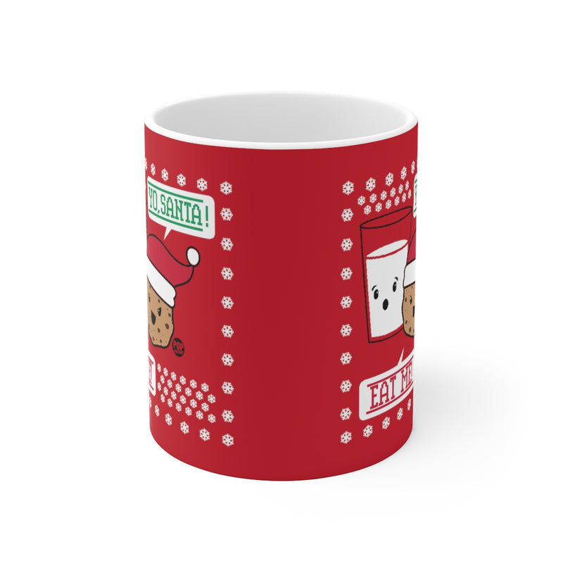 Load image into Gallery viewer, Yo Santa Eat Me Cookie Mug
