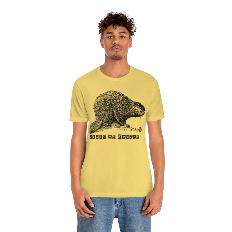 Load image into Gallery viewer, Stuff My Beaver Unisex Tee
