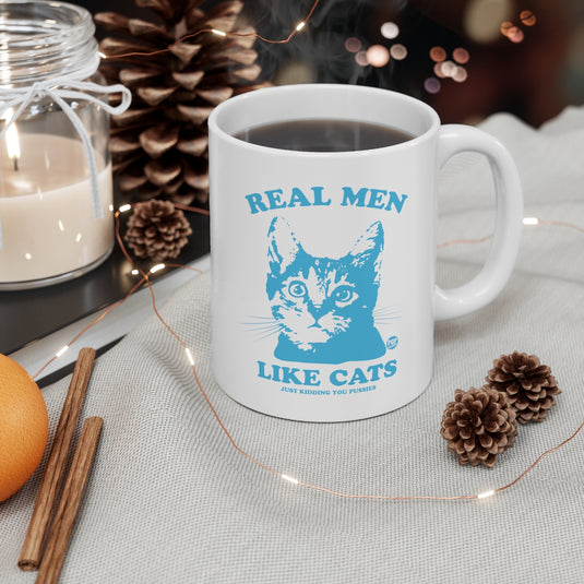 Real Men Like Cats Mug