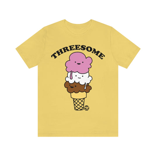 Threesome Icecream Unisex Tee