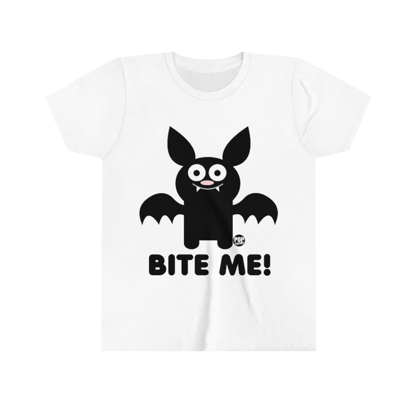 Load image into Gallery viewer, Bite Me Bat Youth Short Sleeve Tee

