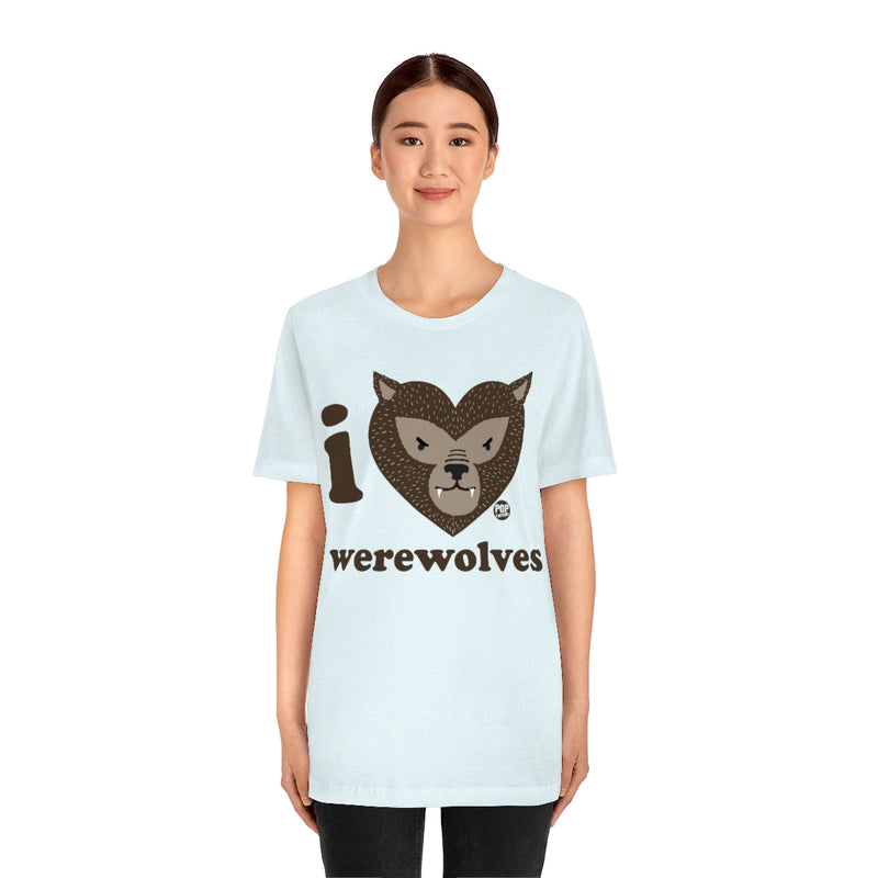 Load image into Gallery viewer, I Love Werewolves Unisex Tee
