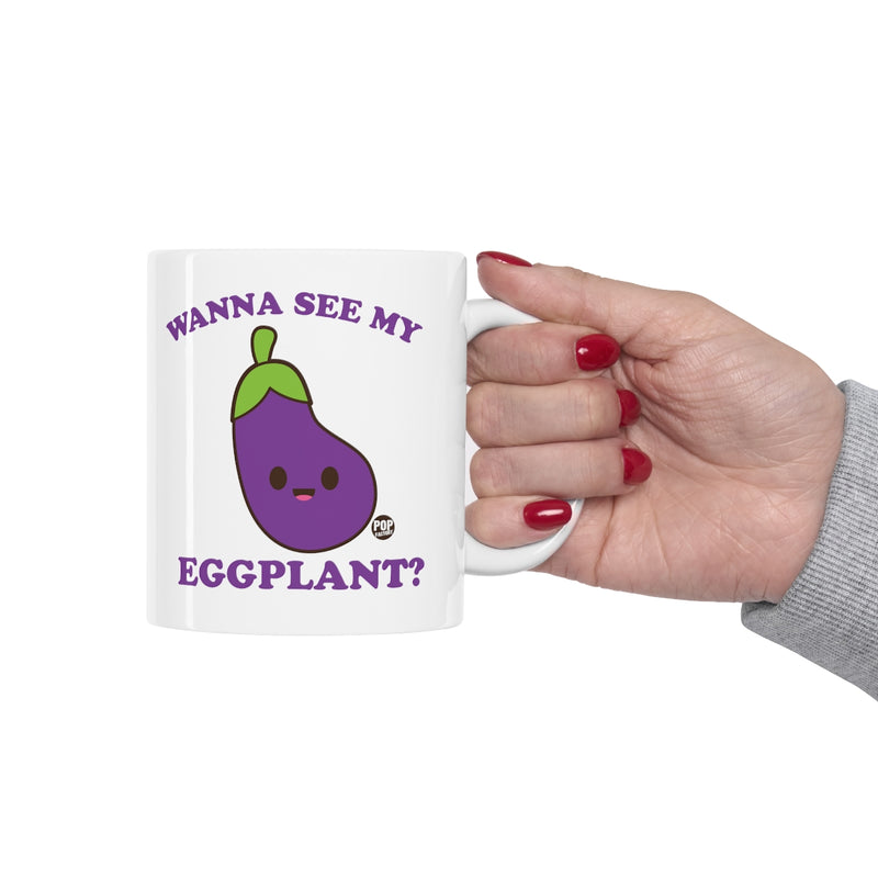 Load image into Gallery viewer, Wanna See My Eggplant Mug
