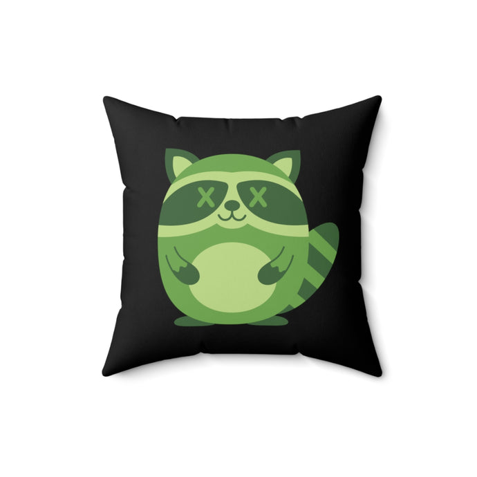 Deadimals Raccoon Pillow