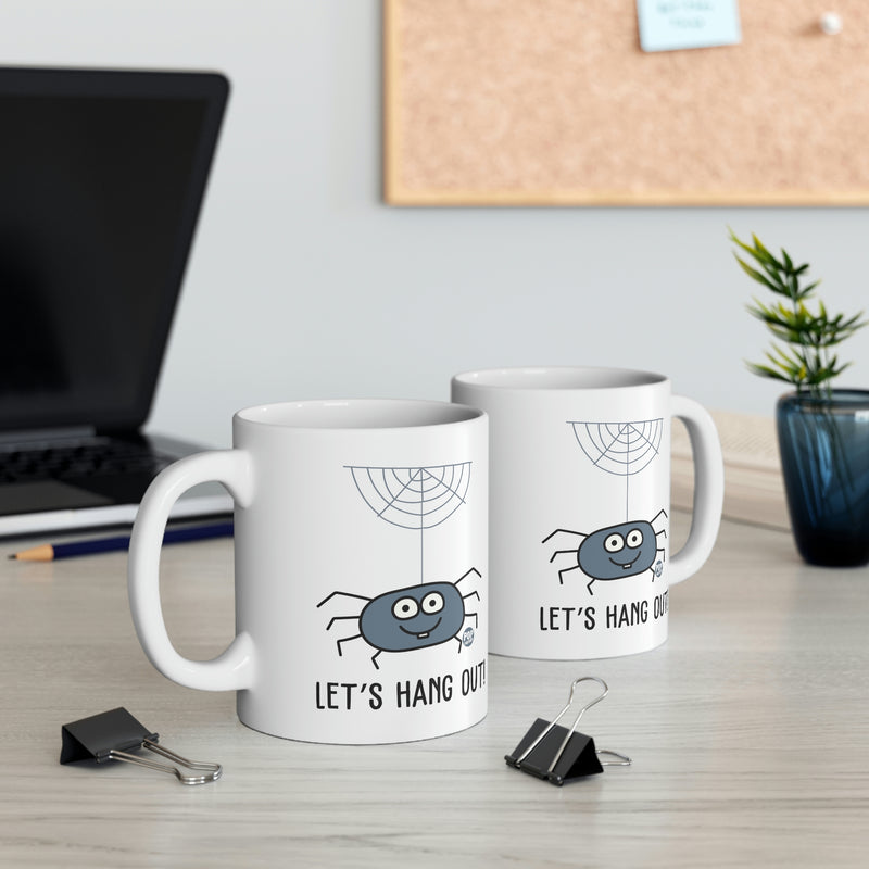 Load image into Gallery viewer, Let&#39;s Hang Out! Spider Coffee Mug

