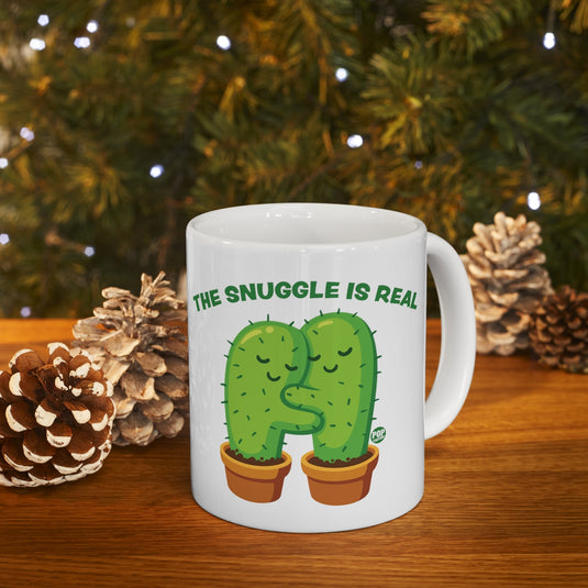 Snuggle Is Real Cactus Mug