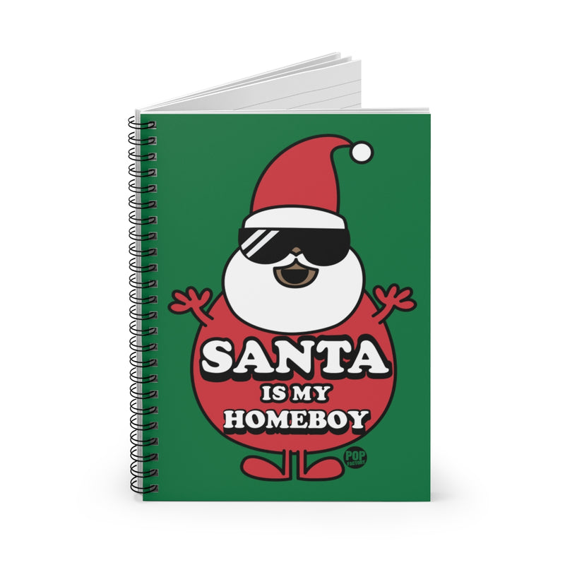 Load image into Gallery viewer, Santa Is My Home Boy 2 Notebook
