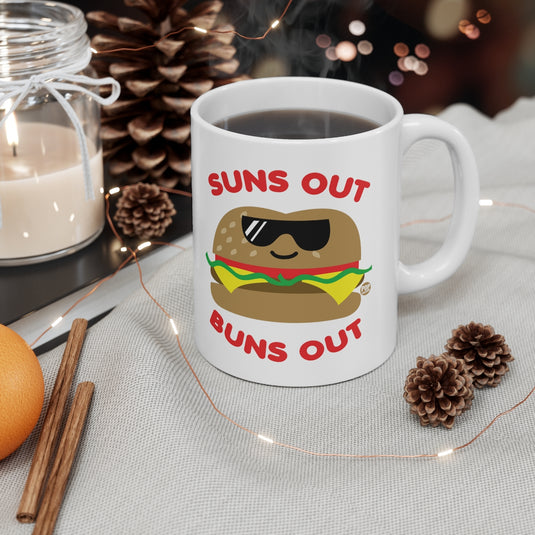 Suns Out Buns Out Burger Mug