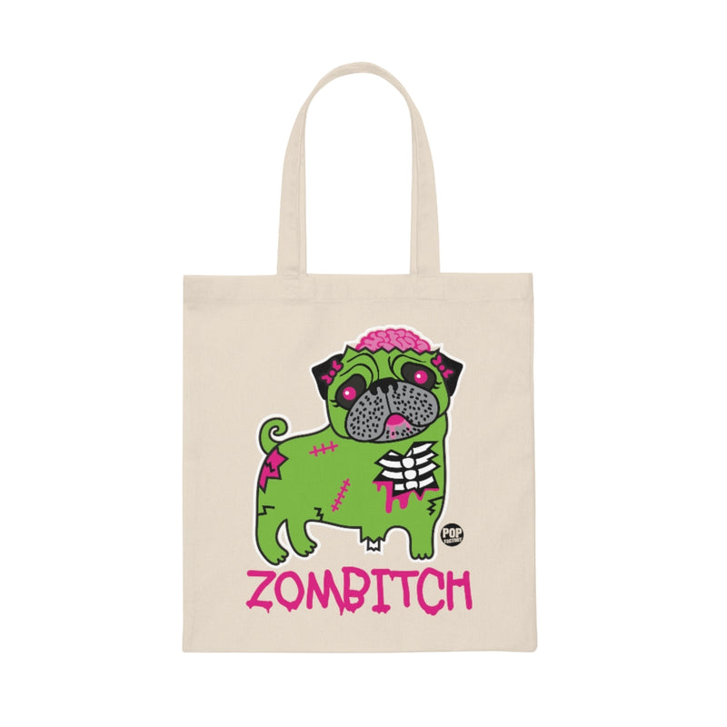 Load image into Gallery viewer, Zombitch Pug Tote
