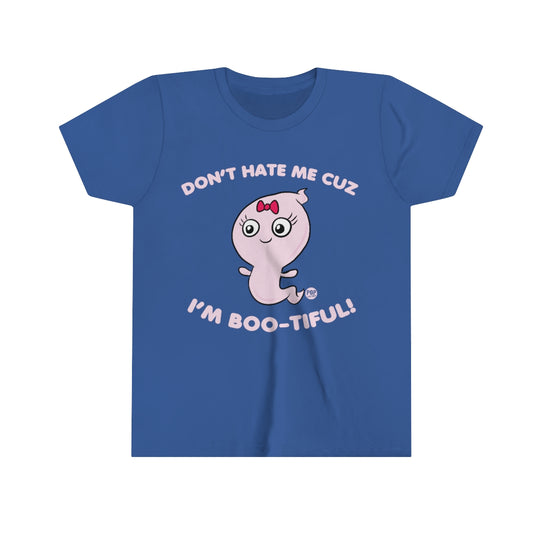 Don't Hate Me Bootiful Youth Short Sleeve Tee
