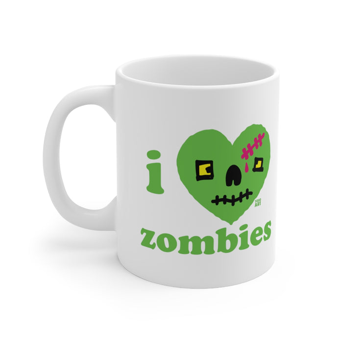 I Love Zombies Mug