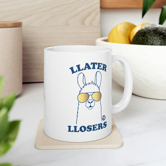 Llater Llosers Llama Mug