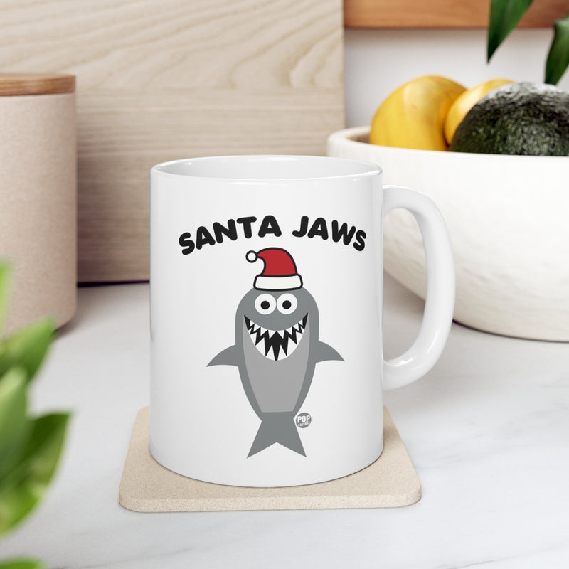 Load image into Gallery viewer, Santa Jaws Shark Mug
