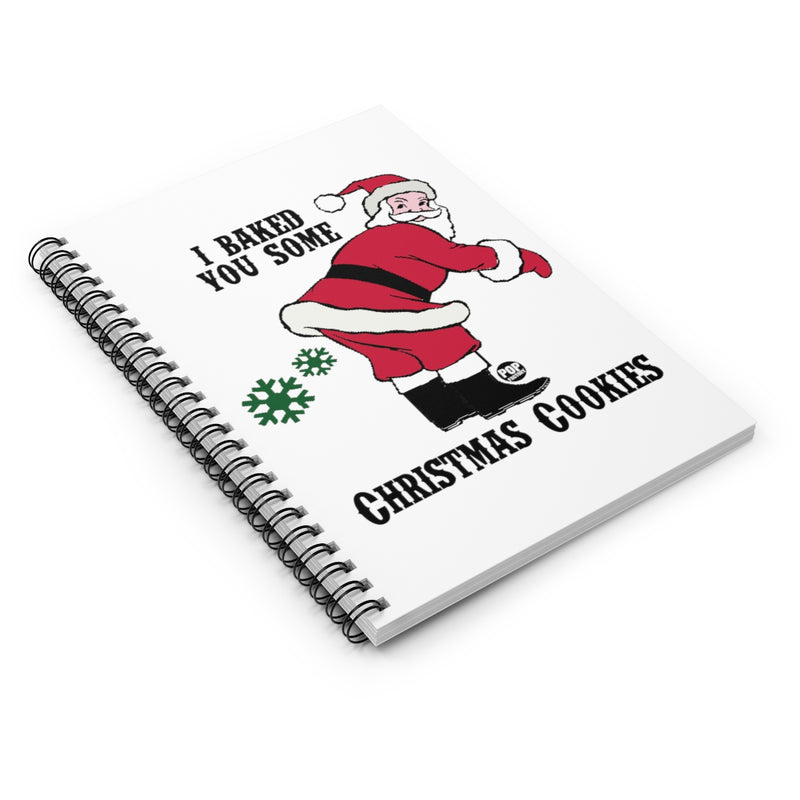 Load image into Gallery viewer, Santa Baked Xmas Cookies Fart Notebook
