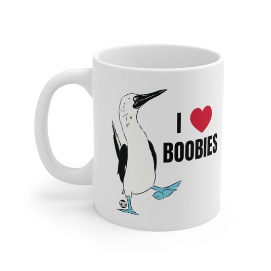 I Love Boobies Bird Mug