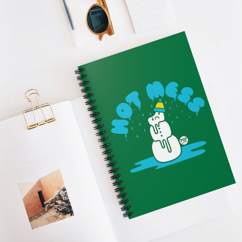 Load image into Gallery viewer, Hot Mess Snowman Notebook
