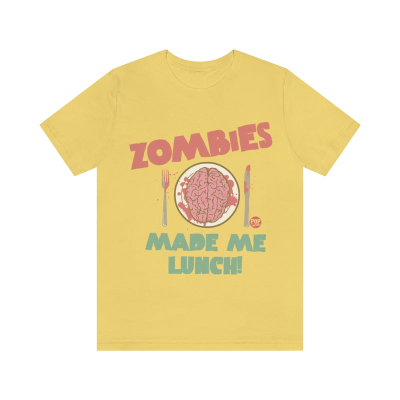 Load image into Gallery viewer, Zombies Made Lunch Unisex Tee
