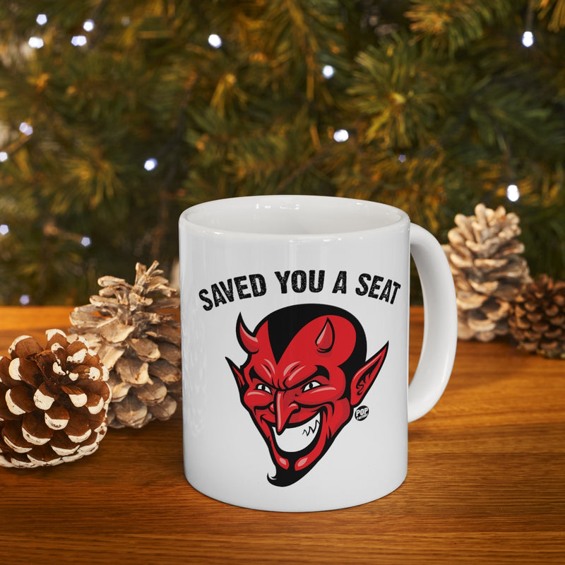 Load image into Gallery viewer, Saved You A Seat Devil Mug
