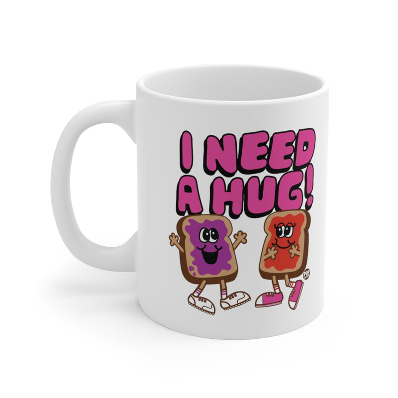 Load image into Gallery viewer, I Need A Hug PBJ Mug
