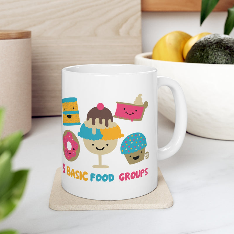 Load image into Gallery viewer, 5 Basic Food Groups Mug
