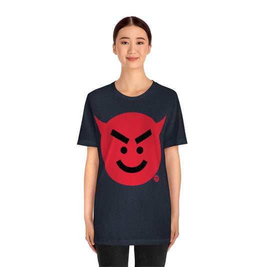 Devil Smiley Face Unisex Tee