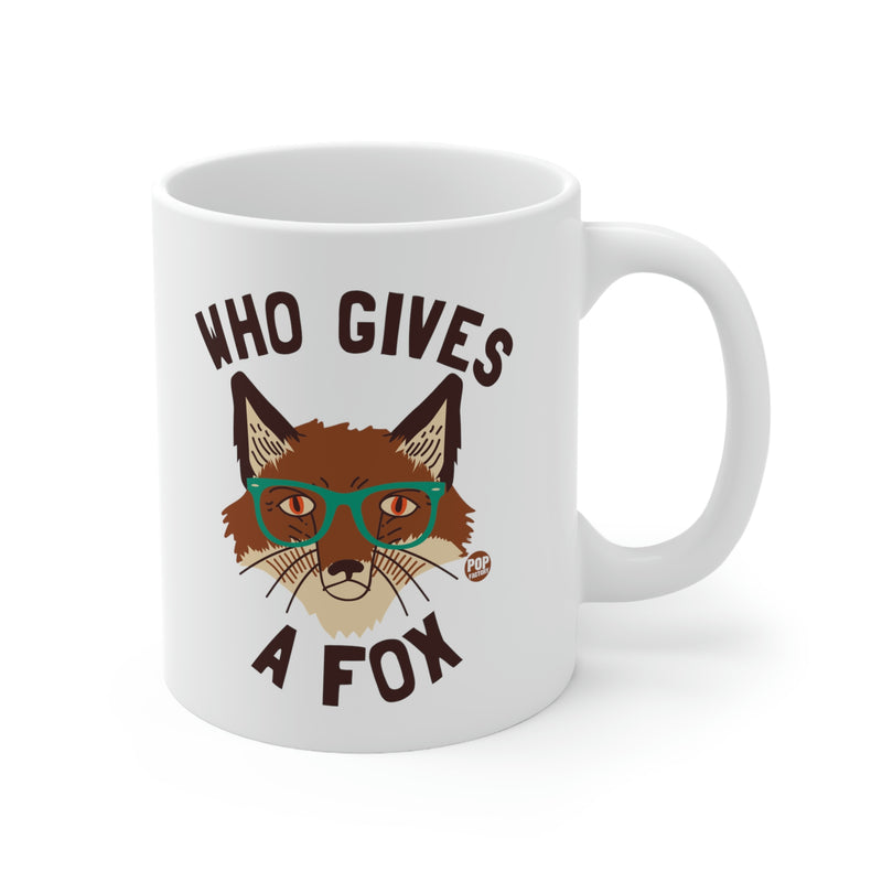 Load image into Gallery viewer, Who Gives A Fox coffee Mug
