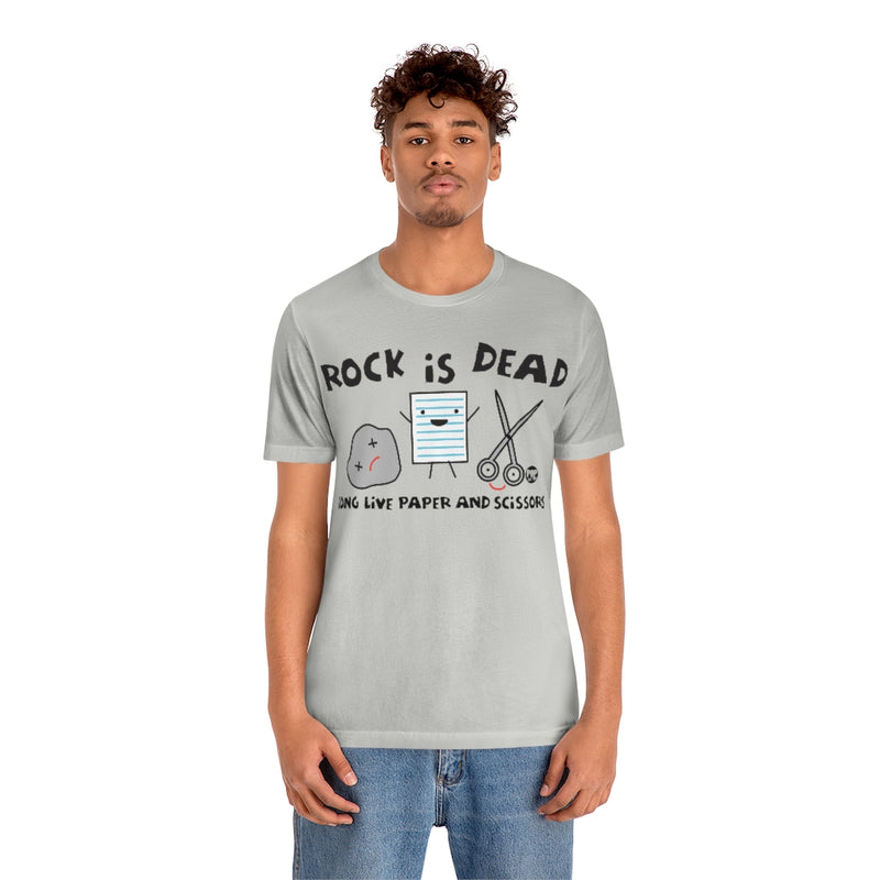 Load image into Gallery viewer, Rock Is Dead Unisex Tee
