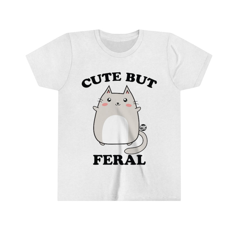 Load image into Gallery viewer, Cute But Feral Youth Short Sleeve Tee
