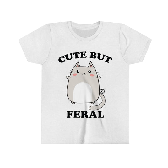 Cute But Feral Youth Short Sleeve Tee