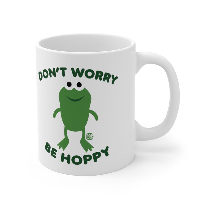 Don't Worry Be Hoppy Frog Mug