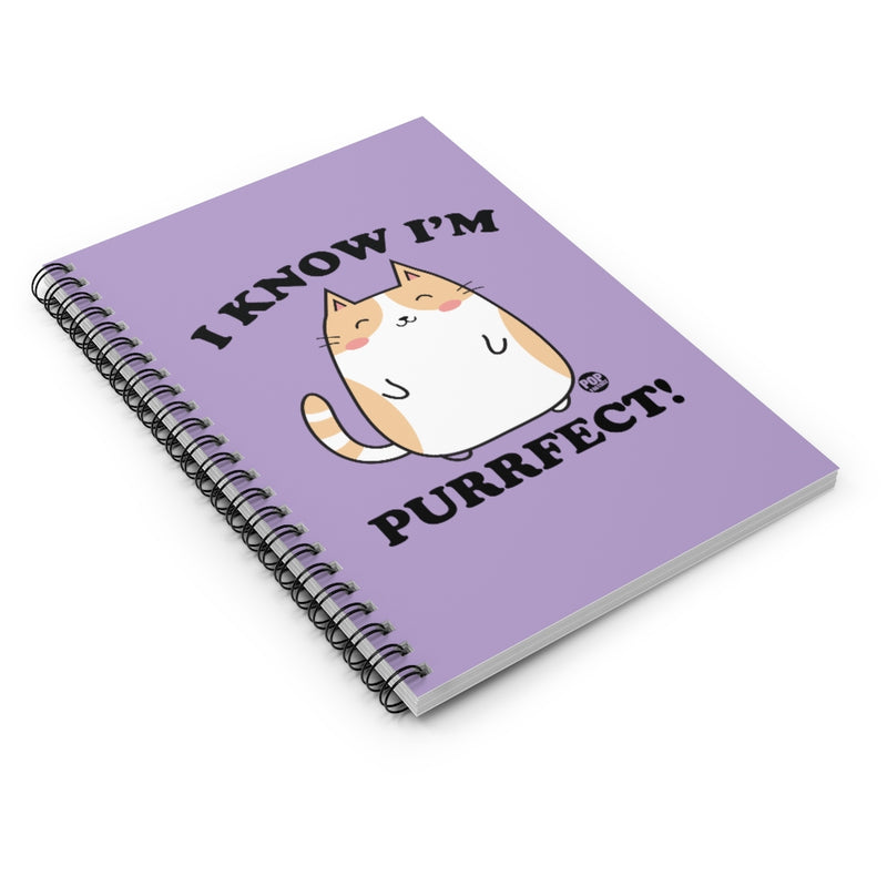 Load image into Gallery viewer, I Know I&#39;m Purrfect Notebook
