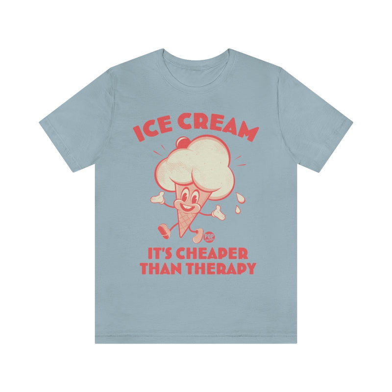 Load image into Gallery viewer, Ice Cream Cheaper Therapy Unisex Tee
