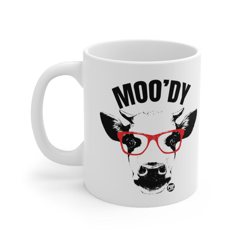 Load image into Gallery viewer, Moo&#39;dy Cow Coffee Mug
