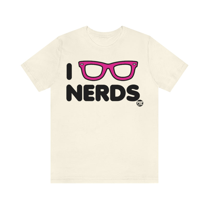 Load image into Gallery viewer, I Love Nerds Glasses Unisex Tee
