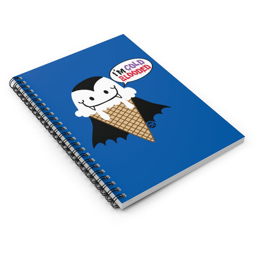 I'm Cold Blooded Ice Cream Notebook