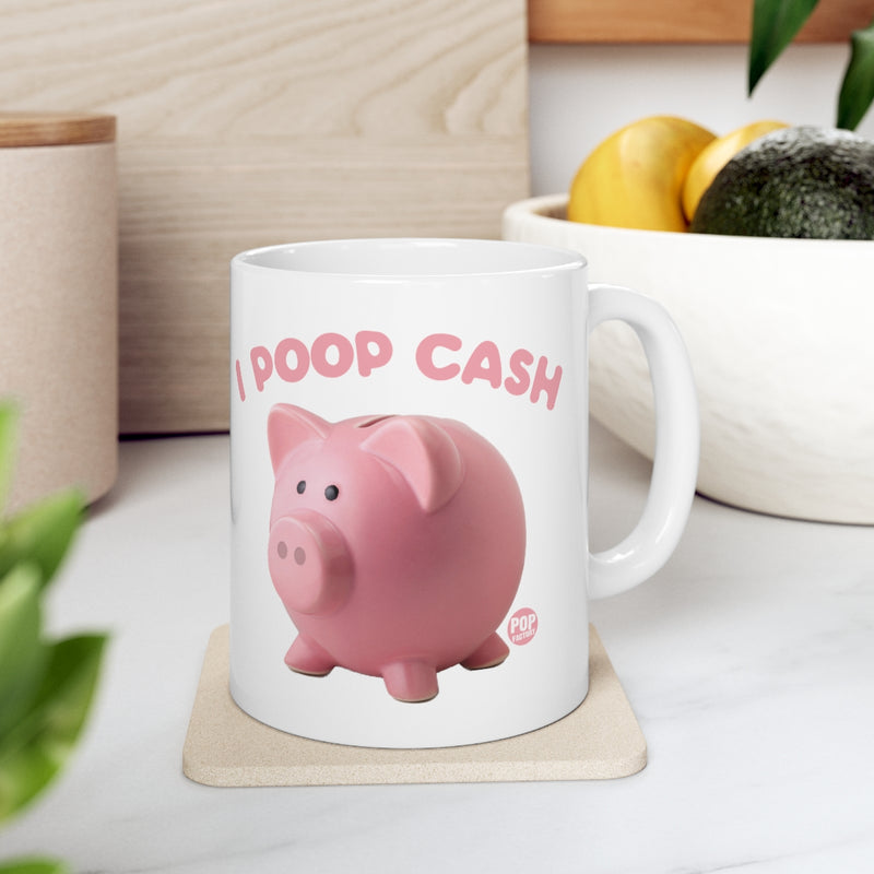 Load image into Gallery viewer, I Poop Cash Piggy Bank Photo Mug
