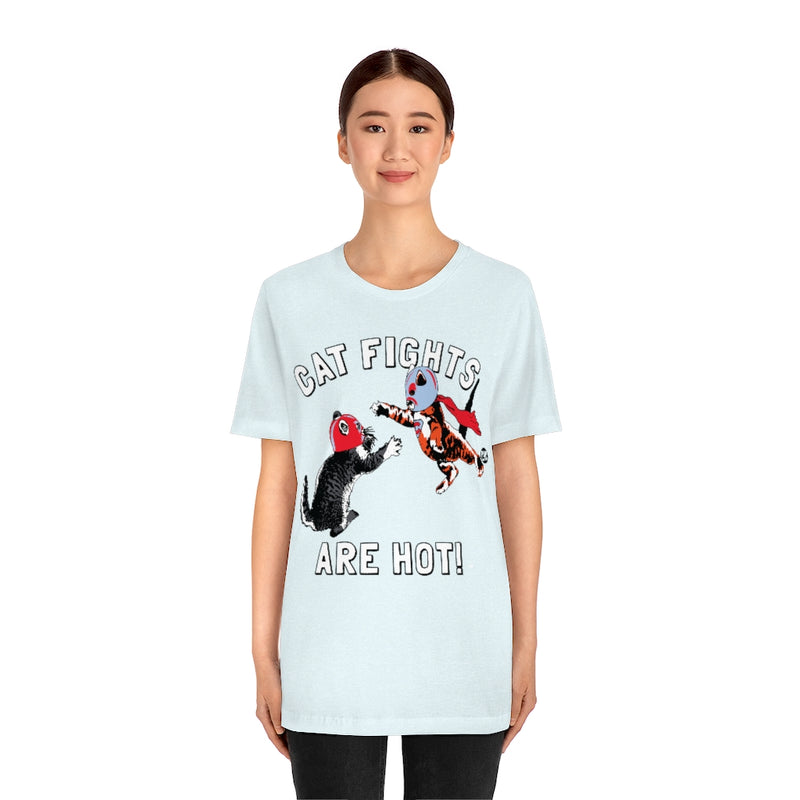 Load image into Gallery viewer, Cat Fights Are Hot Unisex Tee
